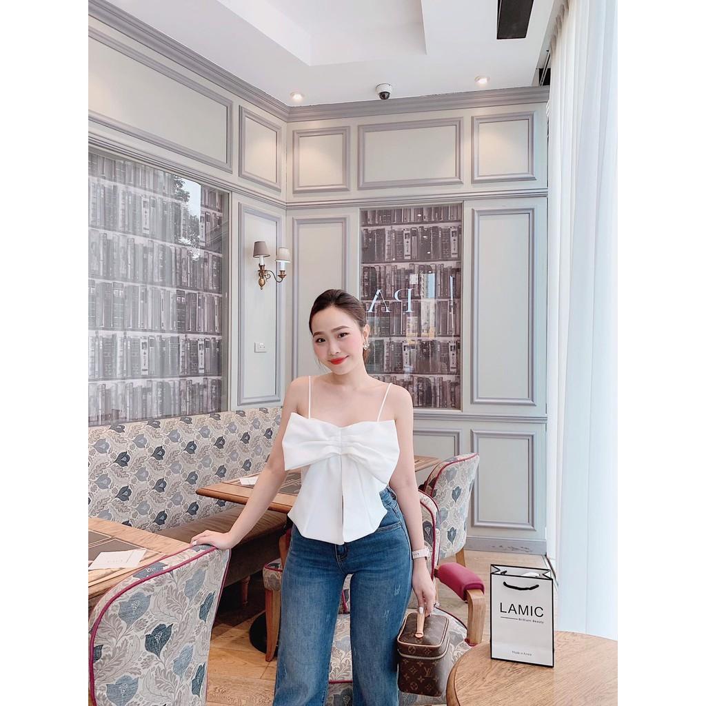 Áo 2 dây nơ ngực siêu xinh