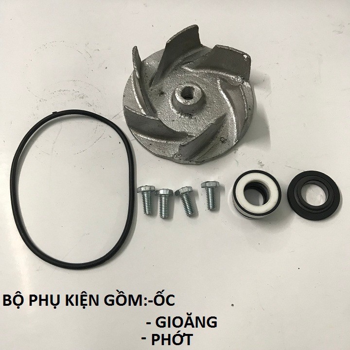 Bộ sên bơm đầu bơm đường kính ra 76 chuyển máy 750w sang ống hút 76