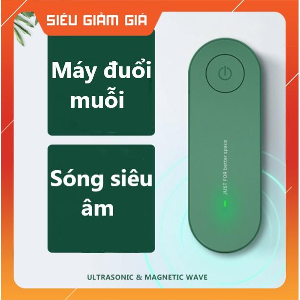 Máy Đuổi Muỗi Bằng Sóng Siêu Âm - Máy Đuổi Muỗi Điện Tử - Máy Đuổi Côn Trùng Tiện Lợi - K1107 - Đen