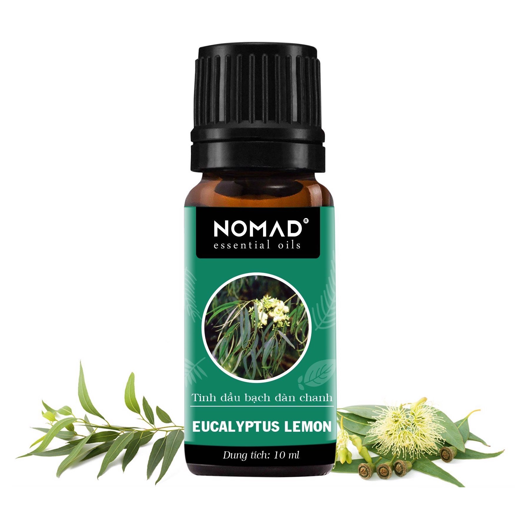 Tinh Dầu Thiên Nhiên Bạch Đàn Chanh Nomad Essential Oils Eucalyptus Lemon 10ml