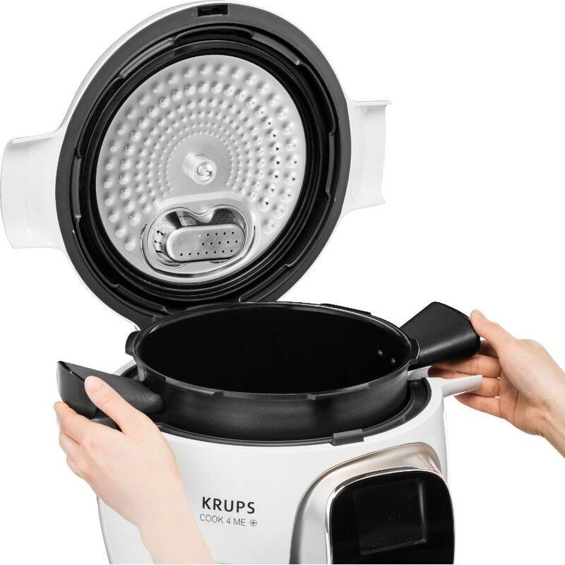 Nồi Cơm Điện Đa Năng Krups Cook4me, Dung Tích 6L, Nồi Cơm Điện Tử, 6 Chương Trình Nấu, Khóa Và Hẹn Giờ, Nhập Đức