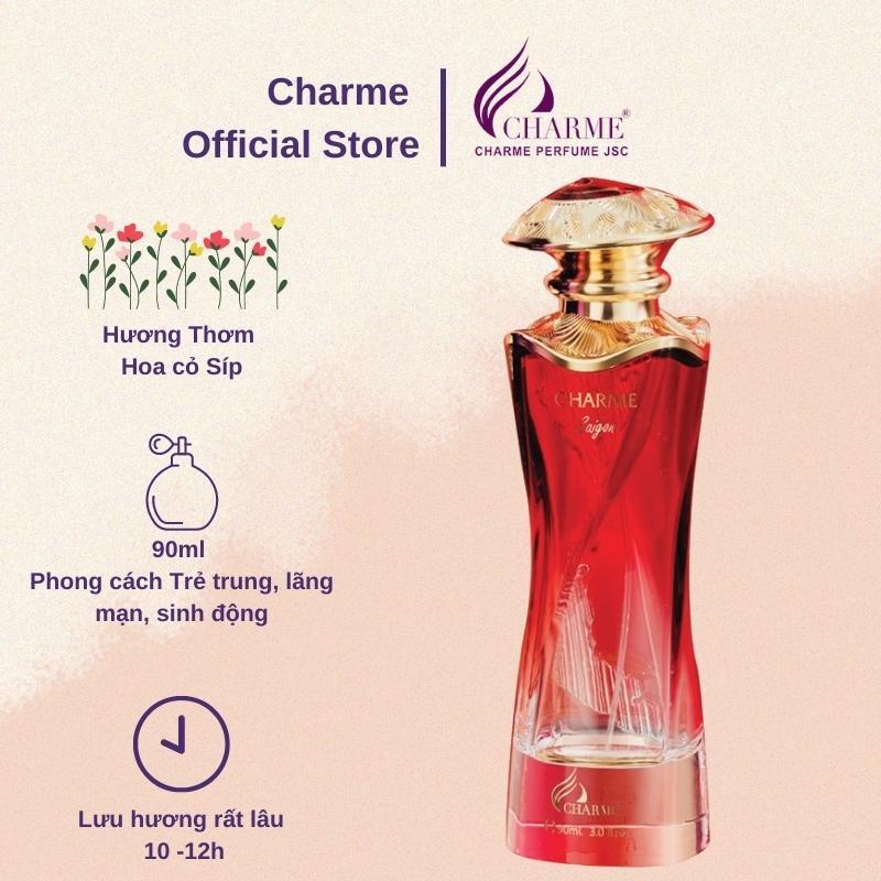 Nước hoa nữ cao cấp, Charme Saigon, nhẹ nhàng, da diết và mến khách như chính những con người Sài Gòn, 90ml