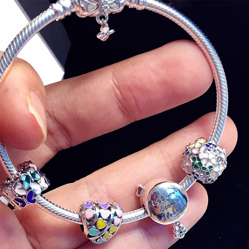 Vòng Bạc S925 ALE Cao Cấp - Vòng Charm Bạc Chuẩn S925 - Mã sản phẩm VONGBAC_DN046