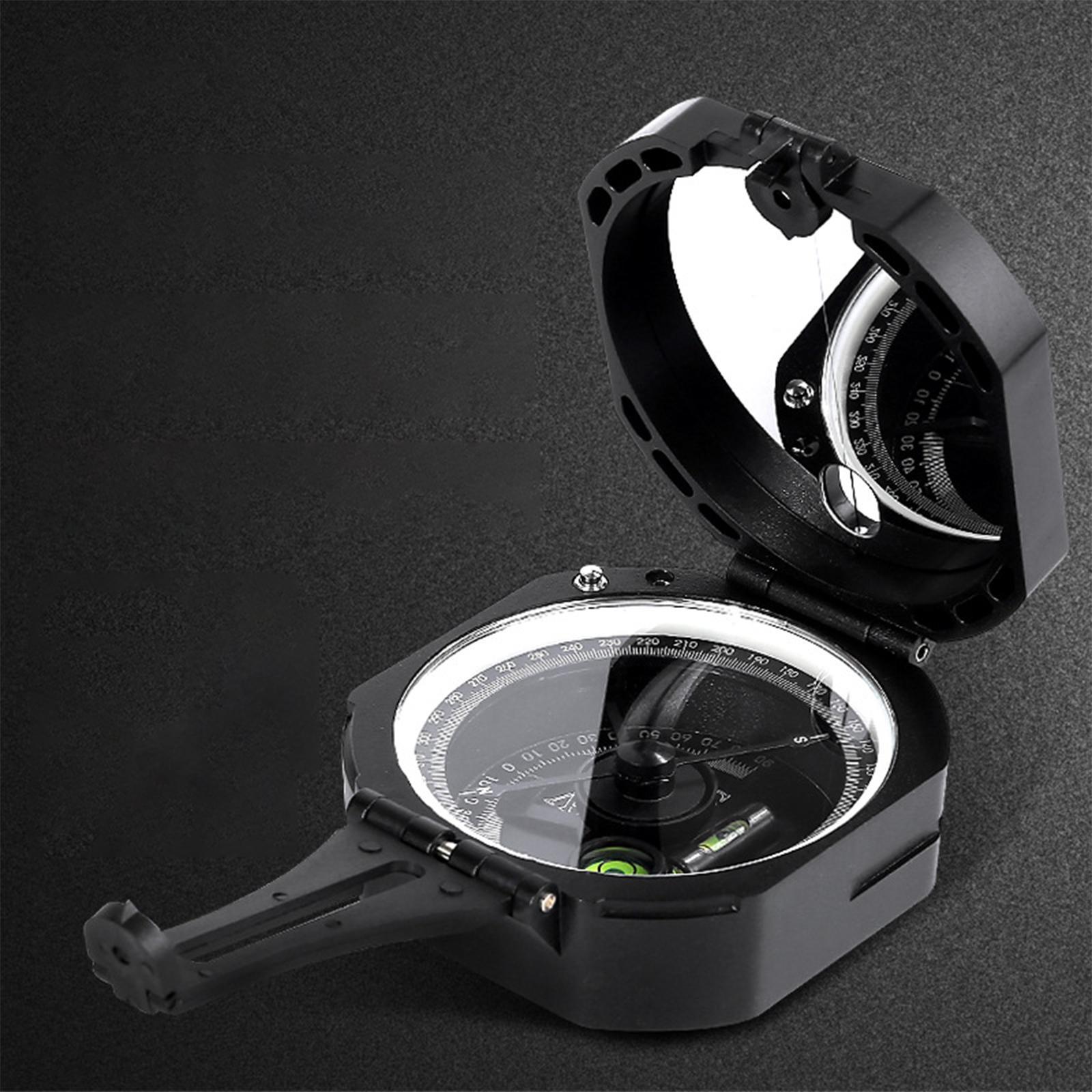 Army Geology Sighting Compass Professional Pocket Compass for Outdoor Hiking Camping