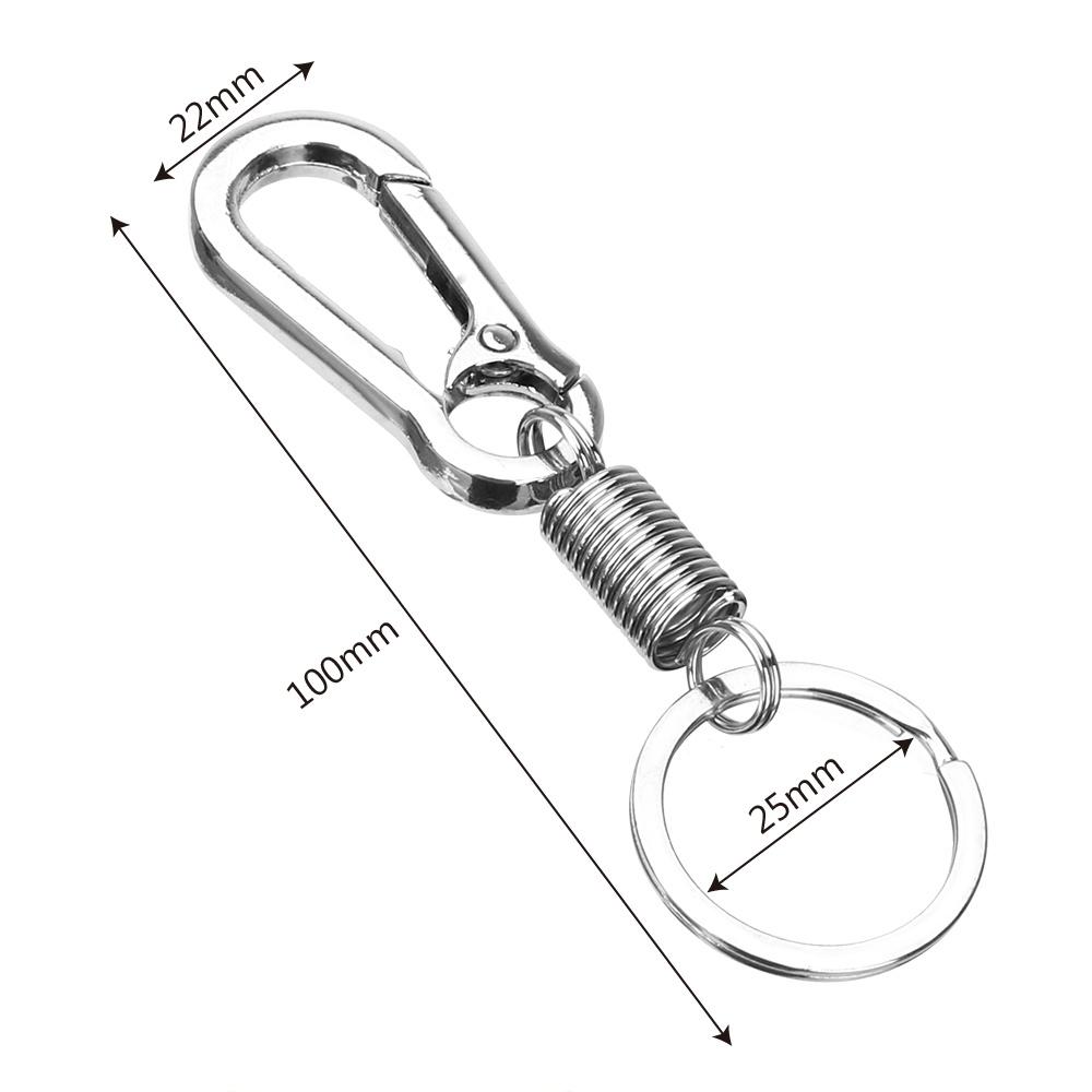 Móc khóa xe hơi bằng thép không gỉ thời trang cho nam