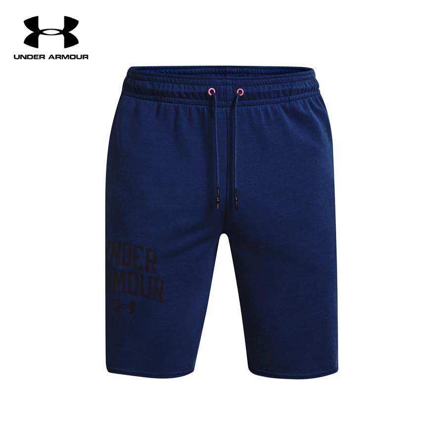 Quần ngắn thể thao nam Under Armour Rival Terry Collegiate - 1361629-415