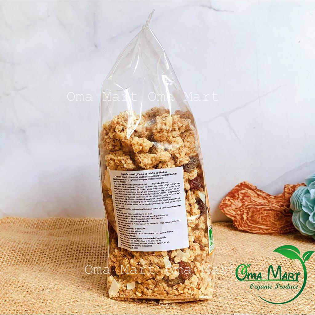 Ngũ Cốc Giòn Trái Cây Hữu Cơ Muesli Markal 375g