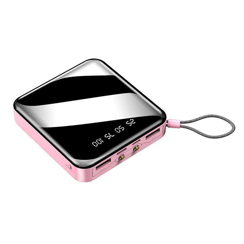 Bộ sạc dự phòng mini dung lượng lớn phong cách mới nhất 20000 mAh màn hình kỹ thuật số sạc nhanh quà tặng cung cấp năng lượng di động với mẫu in logo