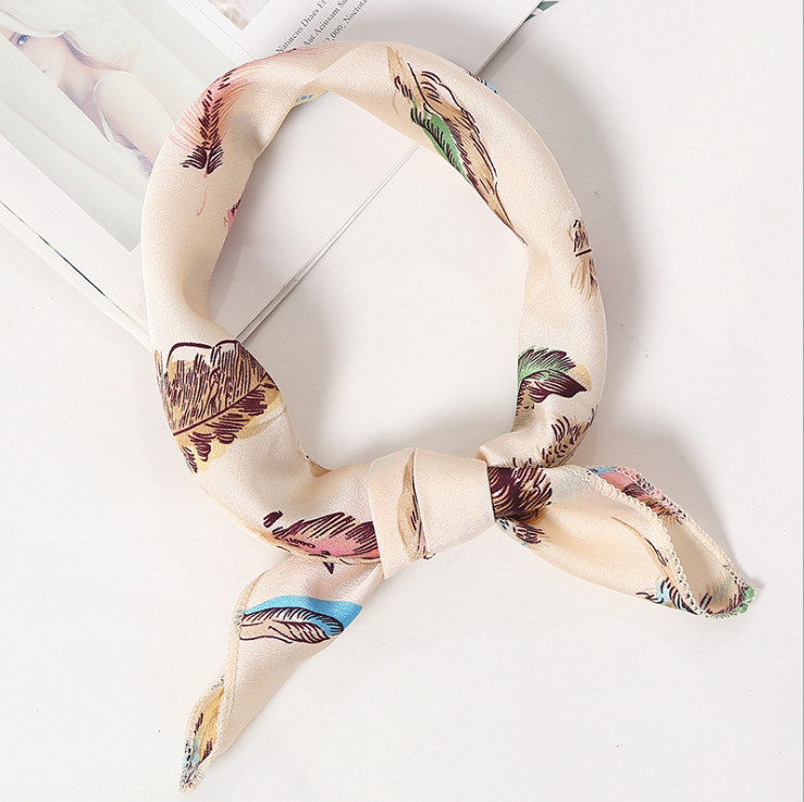 Khăn turban- Khăn cổ lụa vuông mềm mại, dễ chịu, phong cách nhẹ nhàng KC06