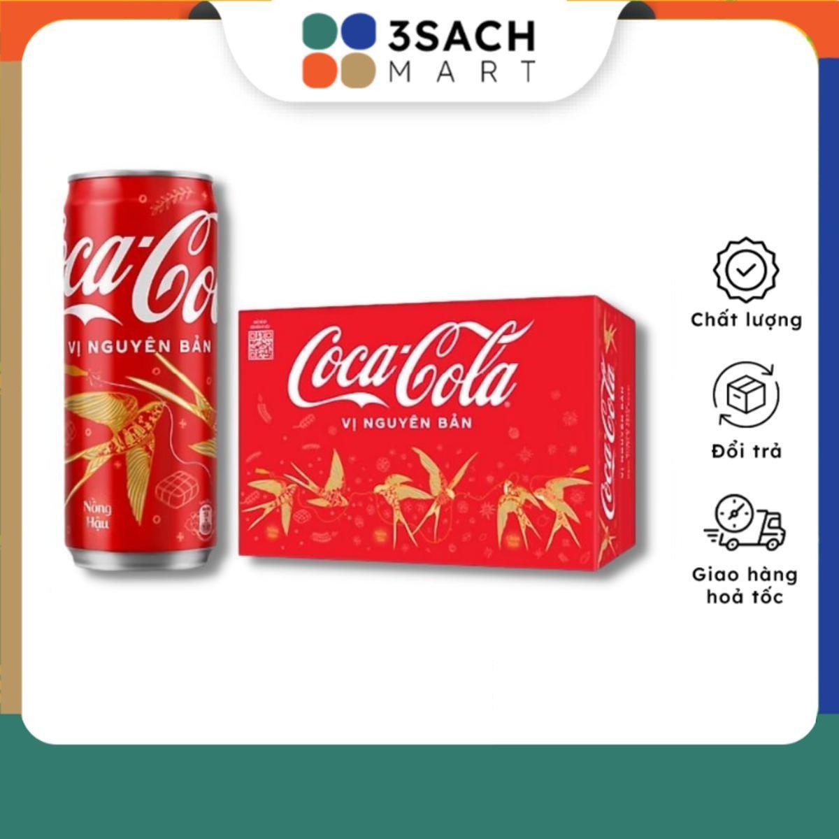 Thùng 24 Lon Coca-Cola - 320ml/lon