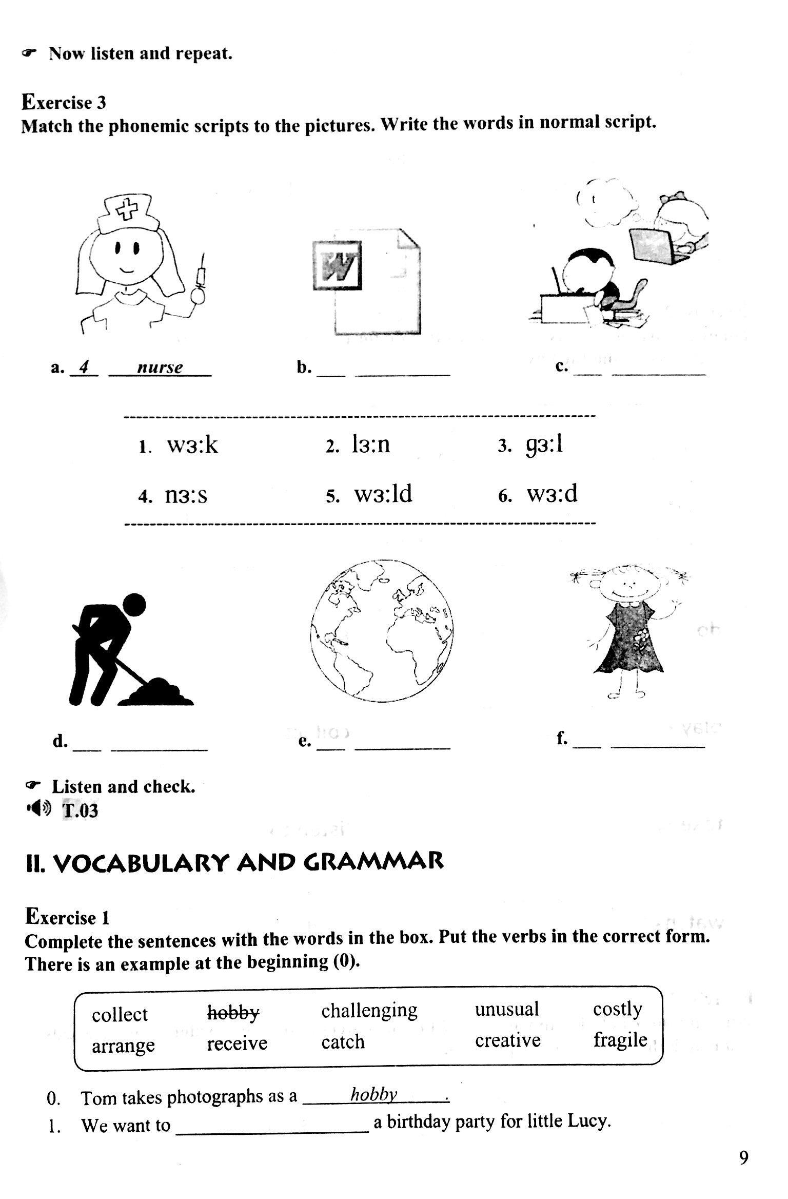 English Practice 7 Book 1 (With Answer Key)