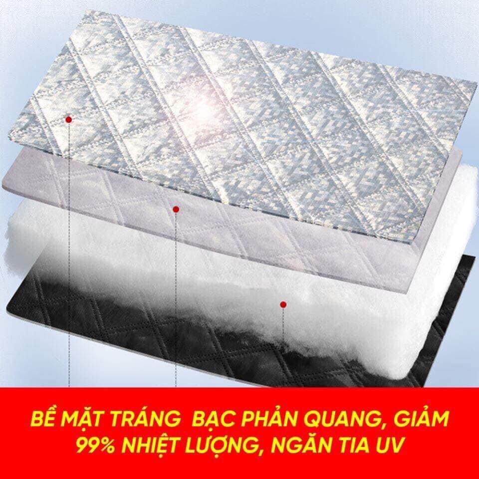 Bạt Chắn Nắng Cách Nhiệt Kính Ô Tô Vân 3D Chống Xước Kính Lái Cách Nhiệt Chống Nóng Phù Hợp Xe 4,5 Chỗ, 7 Chỗ