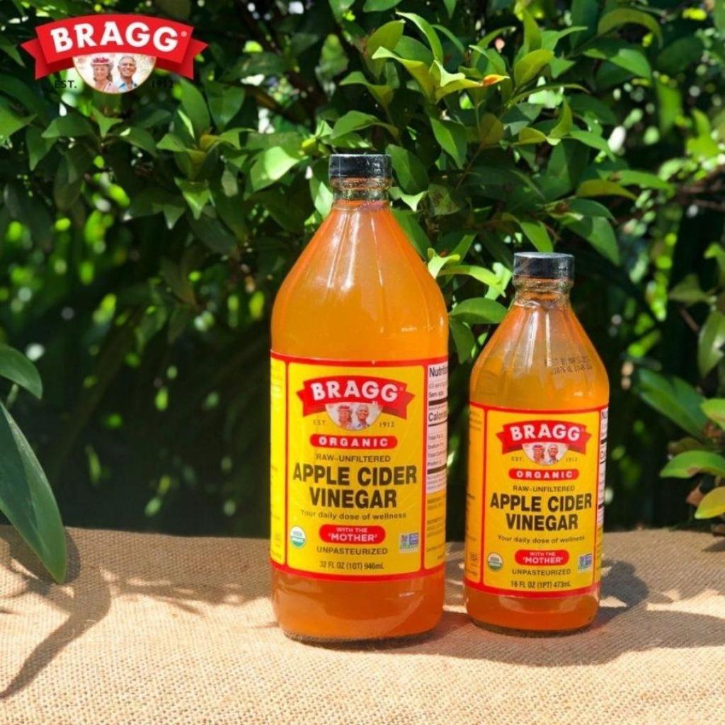 [Mua 1 Được 3] Giấm táo hữu cơ BRAGG 473ml Hàng Mỹ Chính Hãng - Dấm táo Giảm Cân Ăn Kiêng Eatclean