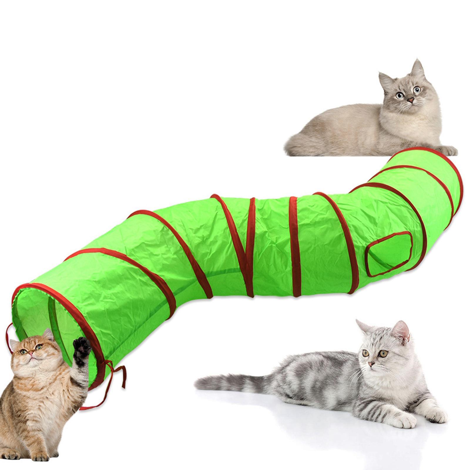 Cat Tube Tunnel Durable Collapsible Play Tunnel Dogs for Game Hamster Kitten