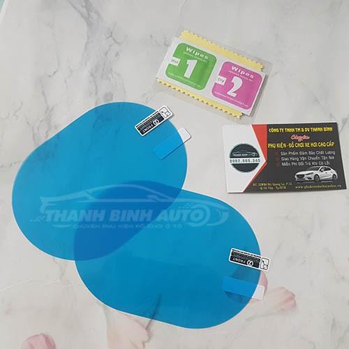 COMBO 2 MIẾNG DÁN CHỐNG NƯỚC GƯƠNG CHIẾU HẬU Ô TÔ XE MÁY
