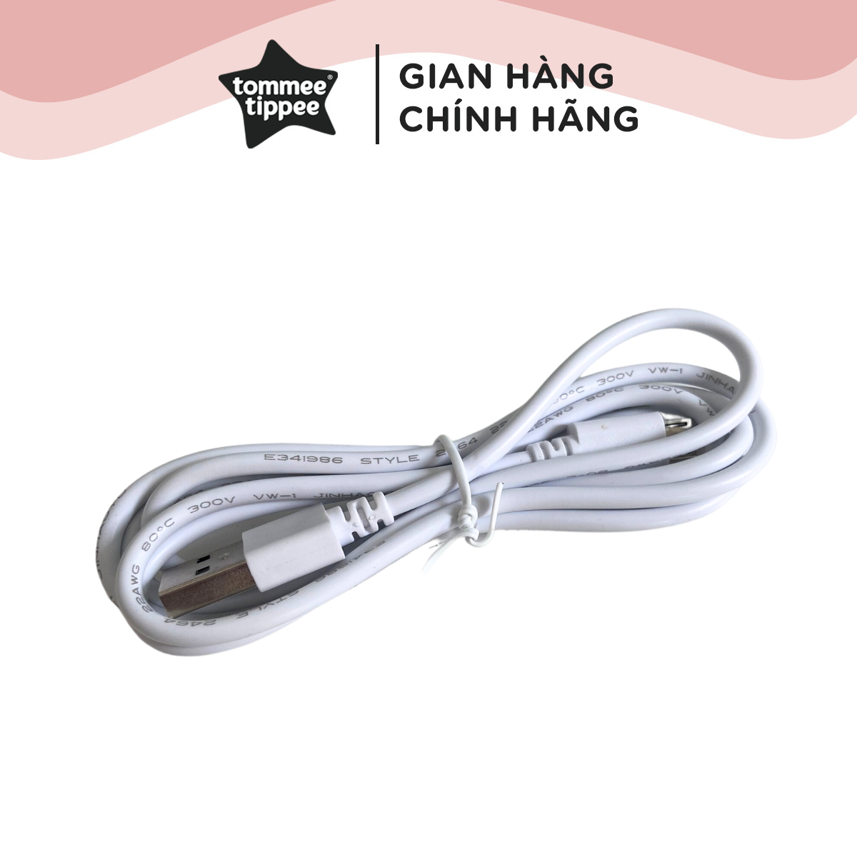 Dây Cáp Sạc Pin USB Dùng Cho Máy Hút Sữa Tommee Tippee Made For Me