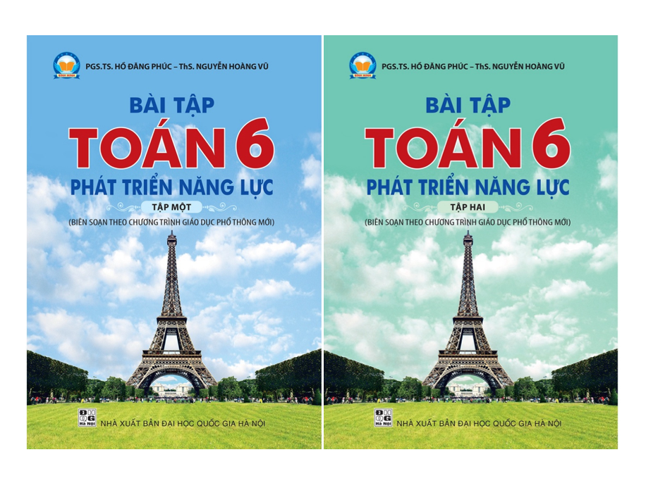 Sách - Combo Bài tập Toán 6 phát triển năng lực tập 1 + 2