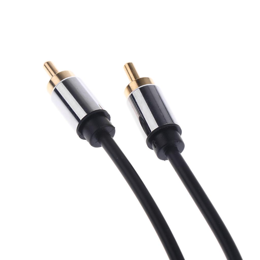 1m/1.5m/2m 3.5mm Stereo Male To 2 RCA Dual Audio Male Adapter Speaker Cable