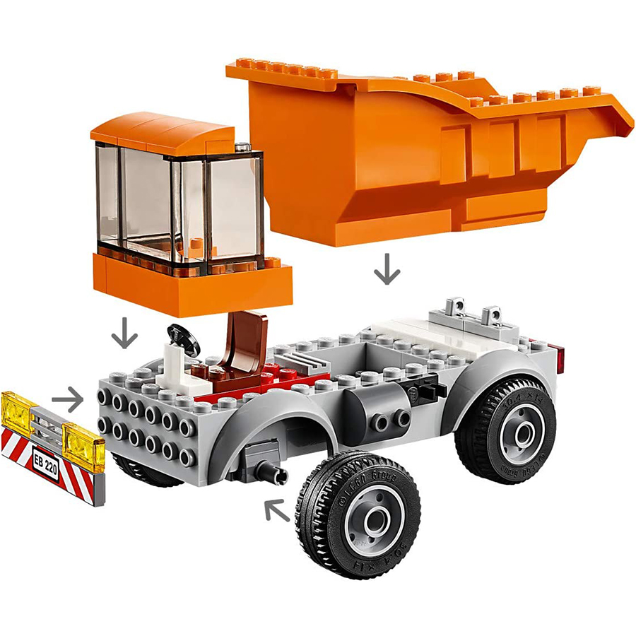 Đồ Chơi Lắp Ghép, Xếp Hình LEGO - Xe Tải Chở Rác 60220