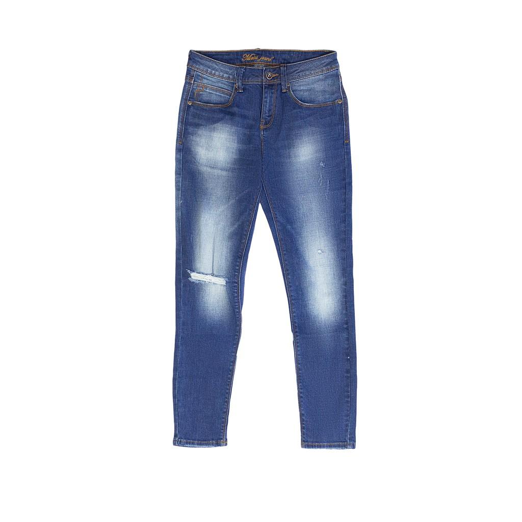 Quần jeans lửng nữ ống ôm MESSI SJW-665