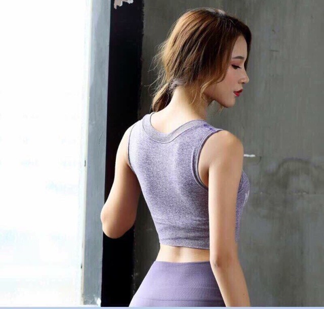 ÁO CROPTOP THỂ THAO NỮ MÁT