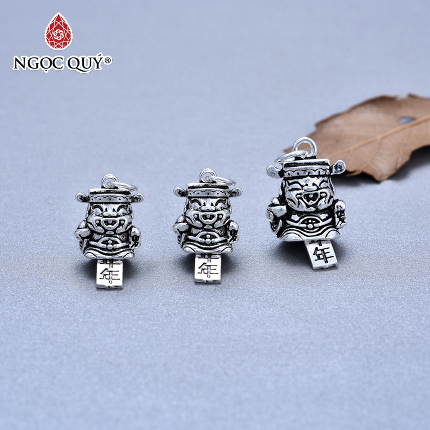 Charm treo ông thần tài may mắn - Ngọc Quý Gemstones