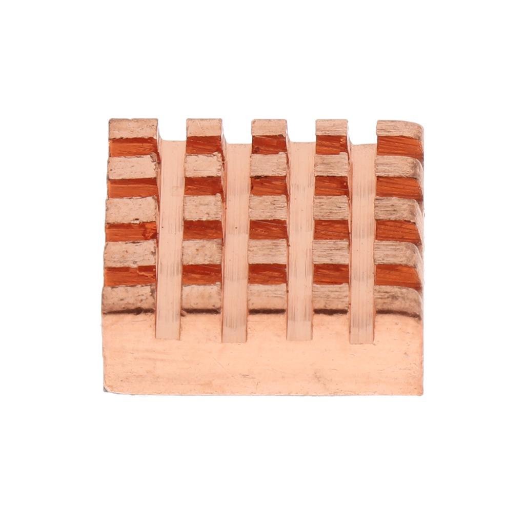 3Pcs Heat Sink 14*14*5mm/ 8*8*5mm Aluminum Heatsink Radiator+Copper Heatsink