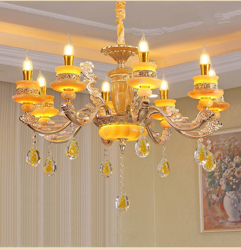 Đèn chùm NIANS 8 tay hiện đại trang trí nội thất cao cấp, sang trọng .