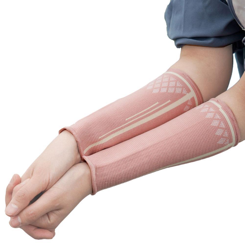 Bóng chuyền Cánh Tay Tay Thể Thao Vòng Tay Bảo Vệ Cẳng Tay Nén Tay Ban Nhạc Tay Mồ Hôi Hỗ Trợ Cổ Tay Nẹp Bọc Bảo Vệ Color: Black Size: L