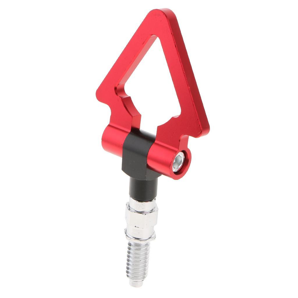 Car Triangle Trailer Auto Front Rear Tow Hook for  European Vehicles Red