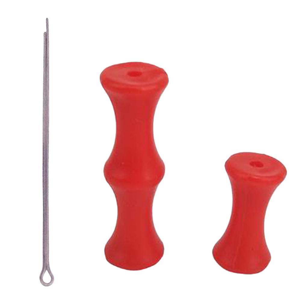 Silicone Fingers Guard Protector Gear for Recurve Bow  Blue