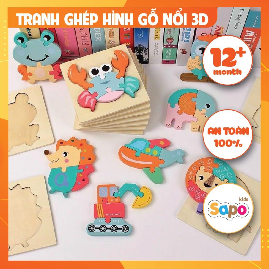 Đồ Chơi Ghép Hình Gỗ Nổi 3D