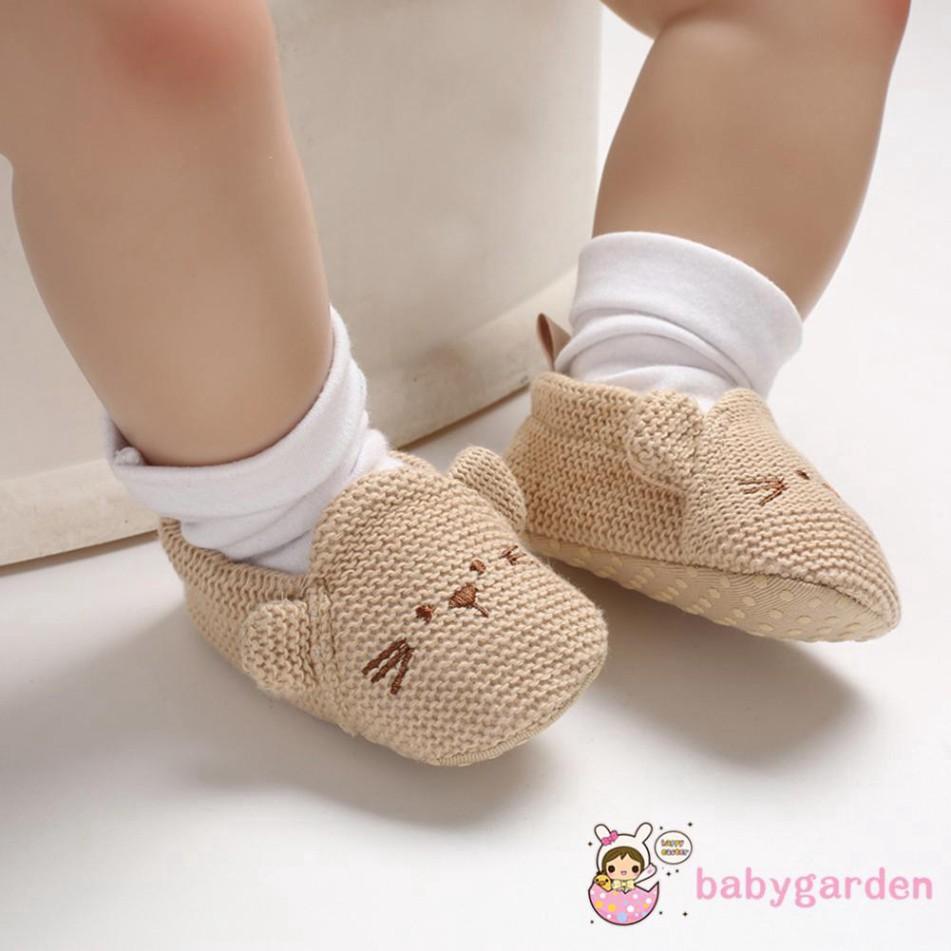 Giày tập đi đế cotton mềm cho bé sơ sinh 0-18 tháng tuổi