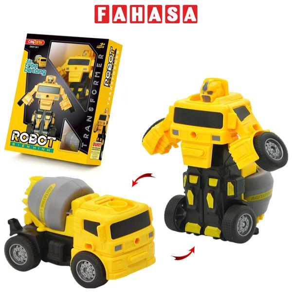Đồ Chơi Robot Biến Hình - Xe Trộn Bê Tông - Cresta DK81361