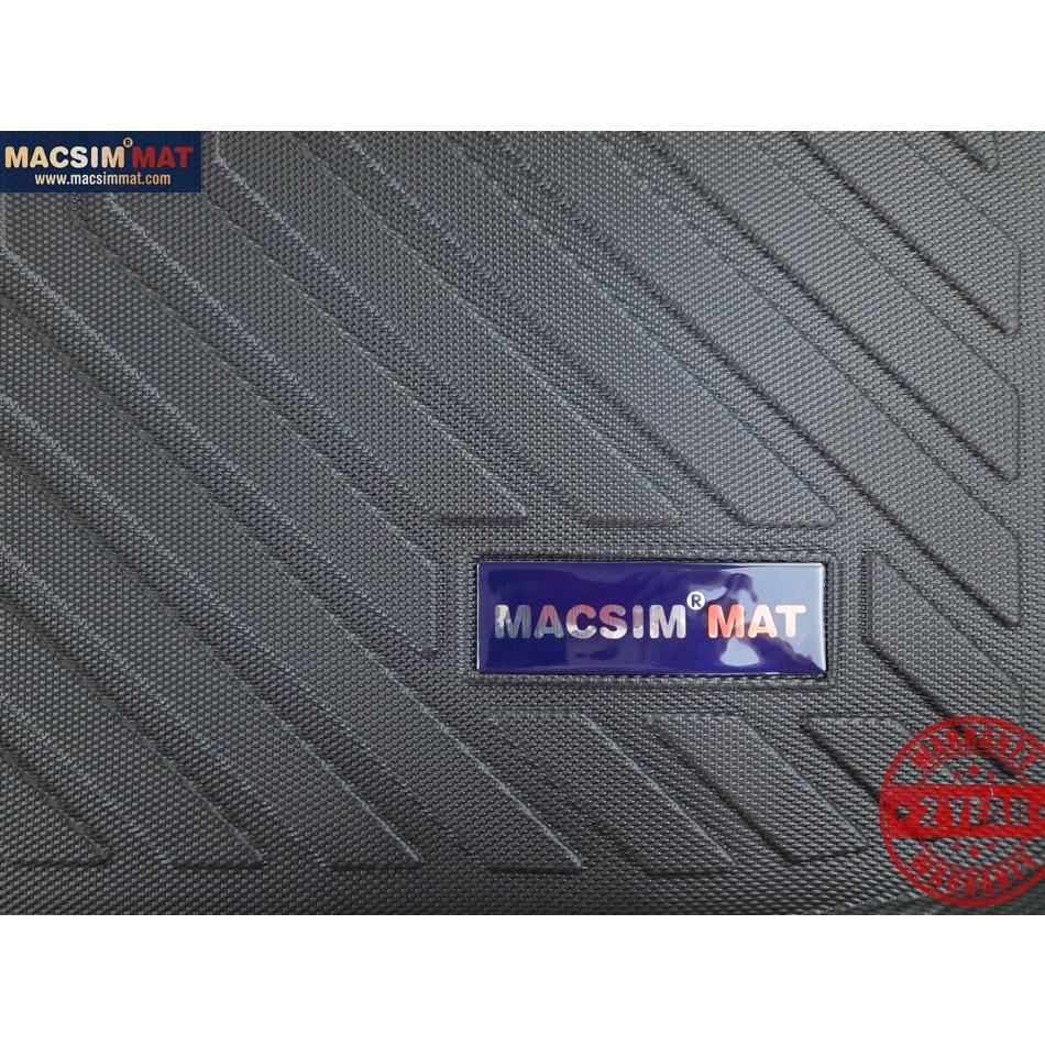 Thảm lót cốp xe ô tô Toyota Rush 2017-đến nay nhãn hiệu Macsim chất liệu TPV cao cấp màu đen(D0281)