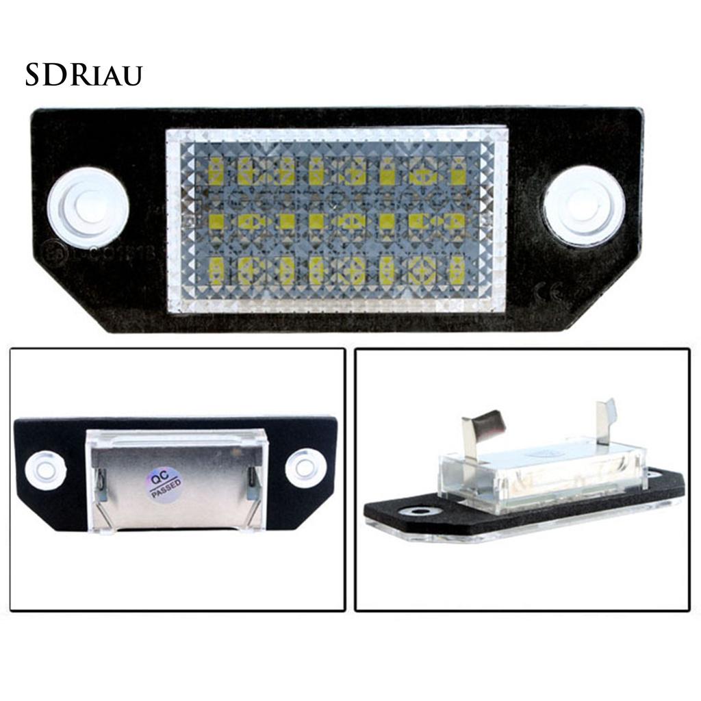 2 Đèn Led 24 Bóng Tiết Kiệm Năng Lượng Cho Biển Số Xe Hơi Ford Focus C-Max Mk2