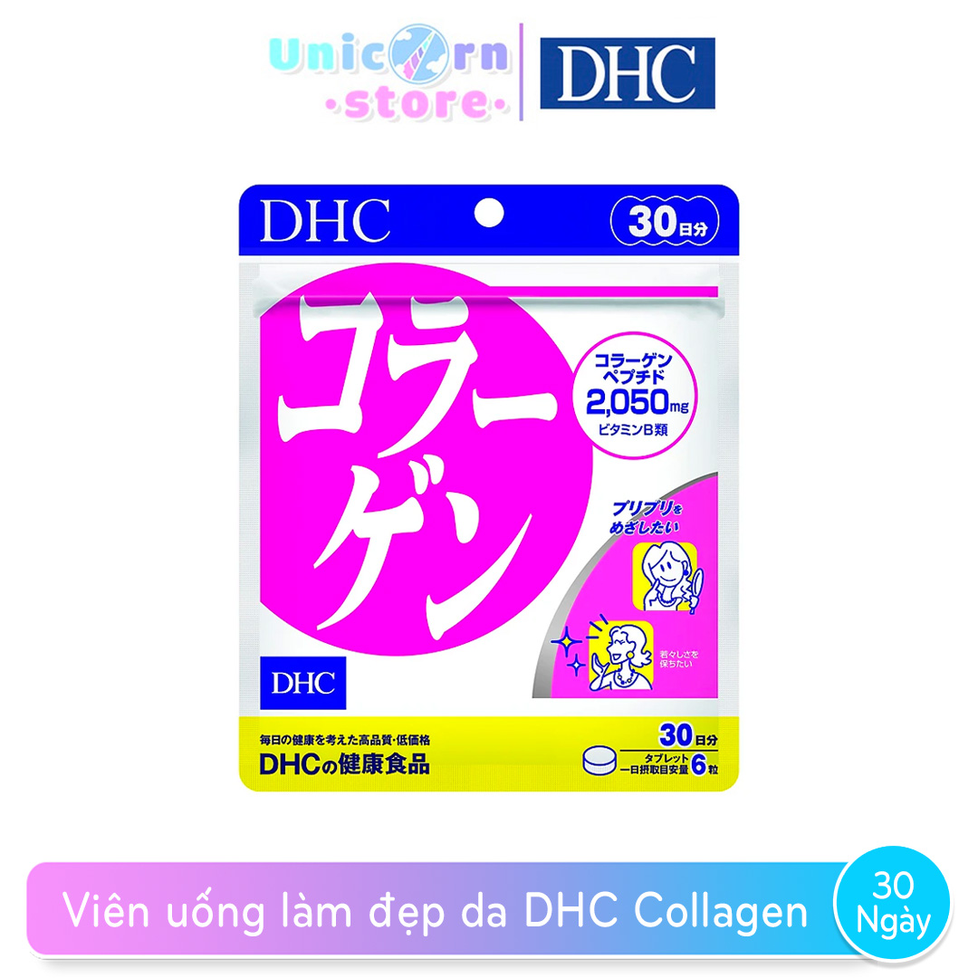 Thực phẩm bảo vệ sức khỏe Viên uống làm đẹp da DHC Collagen Nhật Bản 30 Ngày