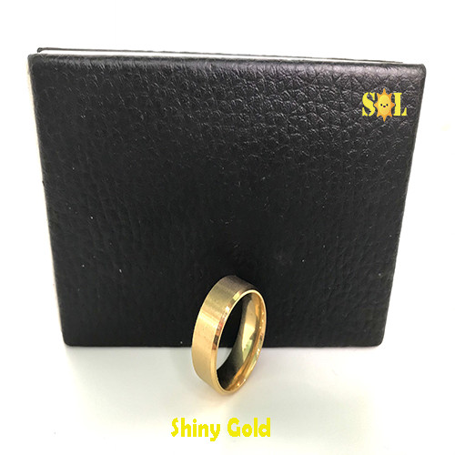 Nhẫn Gold Classic - Thép Titanium Gold 10k - Form Classic cổ điển sang trọng