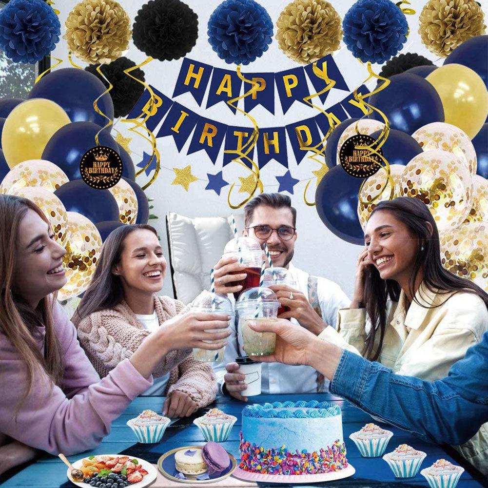 Sky Birthday Bao gồm trò chơi Chúc mừng sinh nhật Bánh Banner Cosplay Party Trò chơi trò chơi Pixel Cung cấp bữa tiệc trò chơi