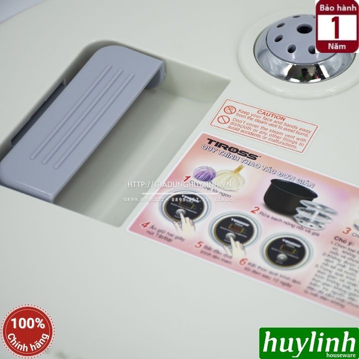 Máy làm tỏi đen Tiross TS904 - dung tích 5 lít - Hàng chính hãng