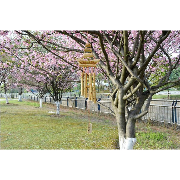 Chuông gió tre nứa ý nghĩa thuận buồm xuôi gió