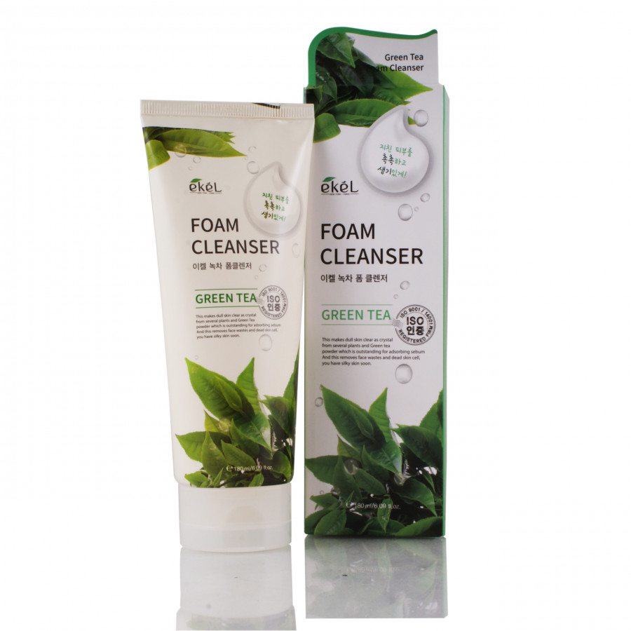 Sữa rửa mặt trà xanh EKEL Green Tea Foam Cleanser