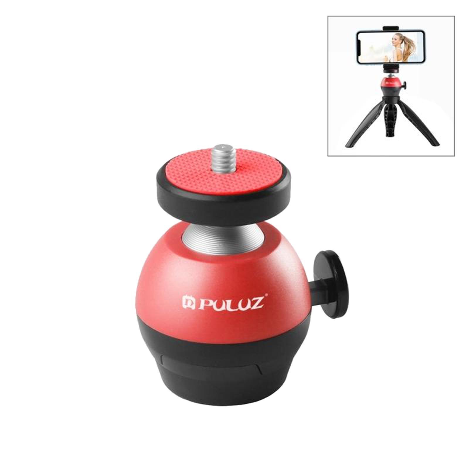 Mini Ball Head 1/4 inch Screw Adapter 360 Swivel for DSLR Camera