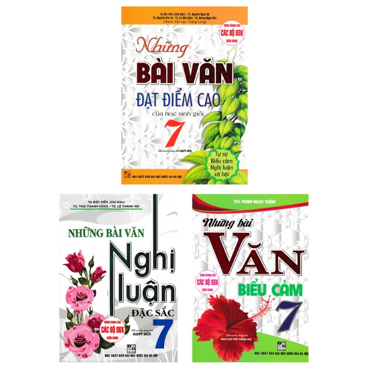 Bộ Sách Tham Khảo Văn Mẫu Lớp 7 (Dùng Chung Cho Các Bộ SGK Hiện Hành - Bộ 3 Cuốn)