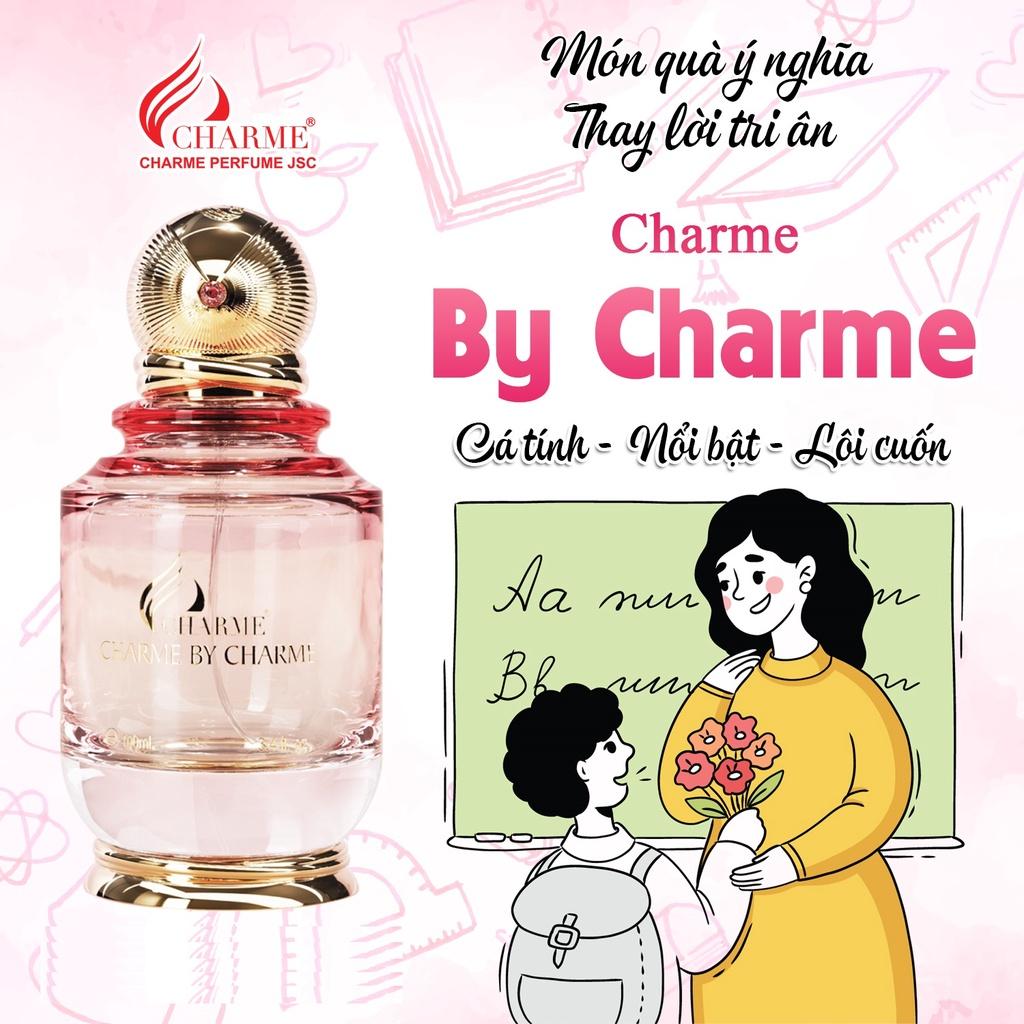 Nước Hoa Nữ CHARME BY CHARME Phù Hợp Cho Cả Ngày Lẫn Đêm Với Mùi Hương Nhẹ Nhàng, Thanh Thoát Đầy Tinh Tế 100ml