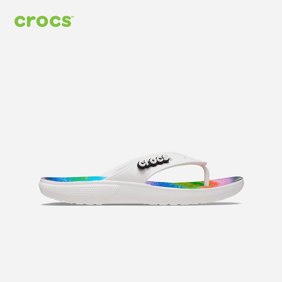 Dép xỏ ngón unisex Crocs Classic Flip Spray Dye - 208056-94S