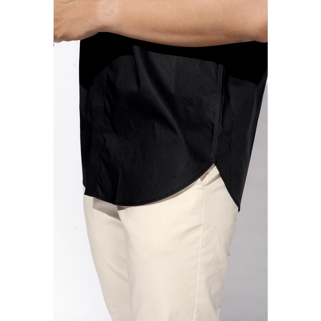 Áo sơ mi tay ngắn, cổ POINT COLLAR. LOOSE form - Routine 10S21SHS004