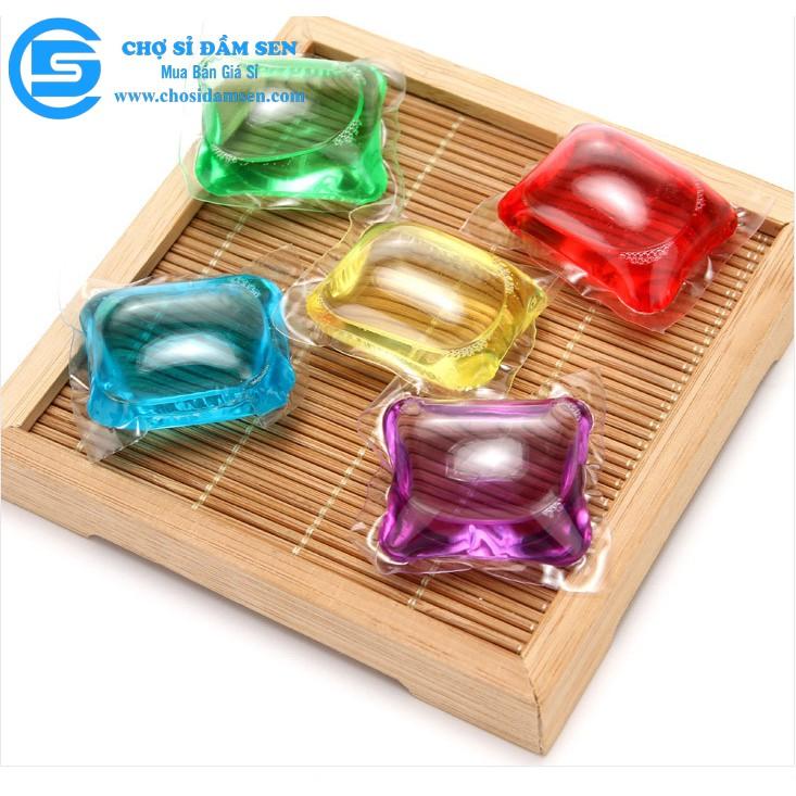 HỘP 30 VIÊN NƯỚC GIẶT XẢ QUẦN ÁO nhiều mùi siêu sạch, siêu thơm giá siêu mềm, quần áo siêu trắng