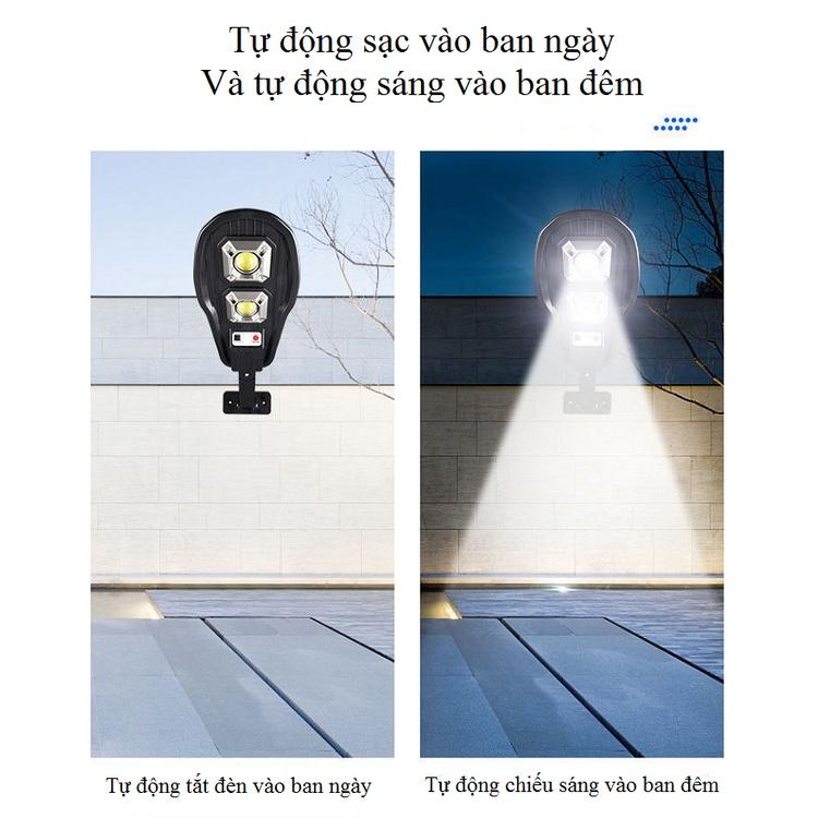 Đèn led năng lượng mặt trời 24COB - Có cảm biến hồng ngoại