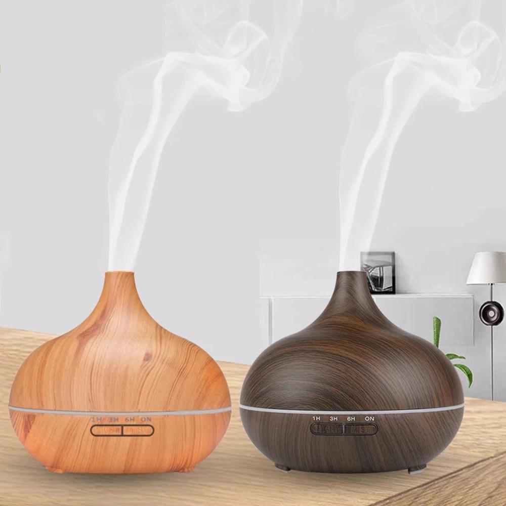 Điện Máy Khuếch Tán Tinh Dầu Khuếch Tán Tinh Dầu Phun Sương Tạo Ẩm Không Khí Siêu Âm Thanh Điều Khiển Từ Xa Màu Đèn LED Phun Sương Tạo Nhà